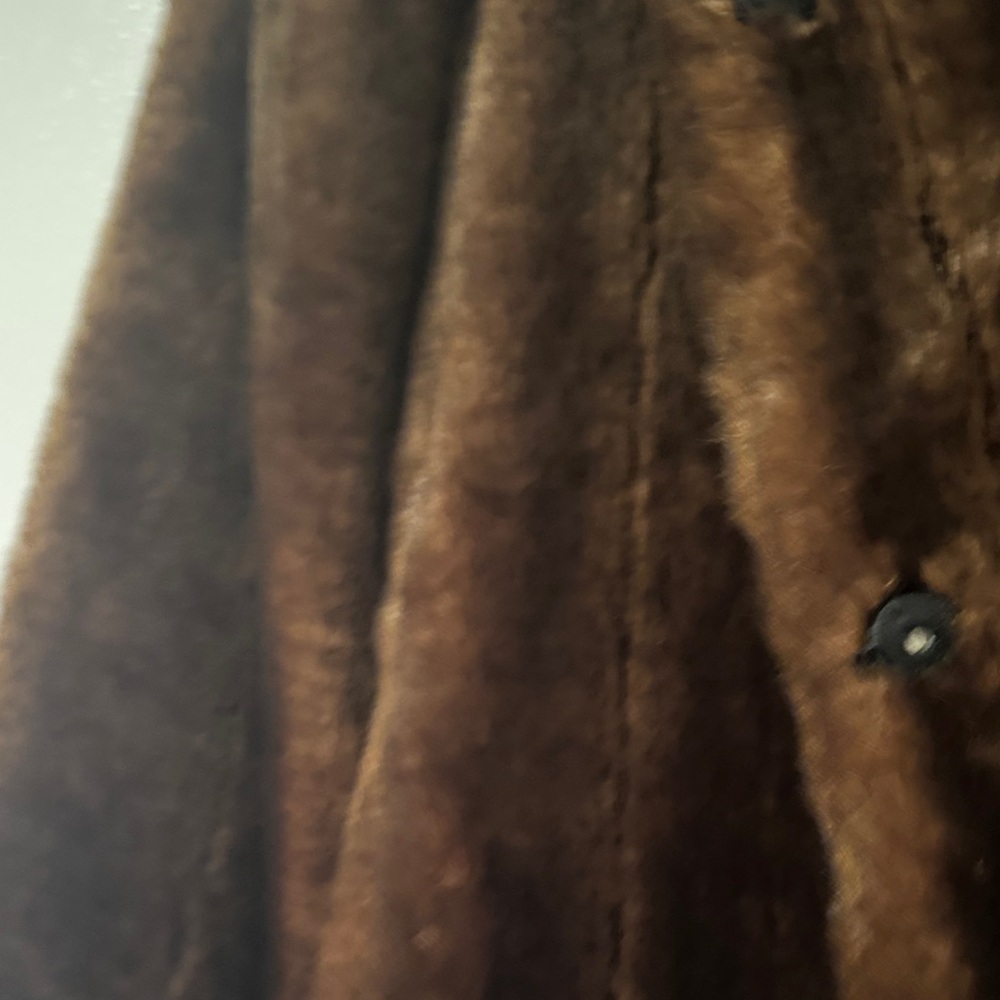 TRF Zara Luxurious Brown Faux Fur Coat - Picture 4 of 12